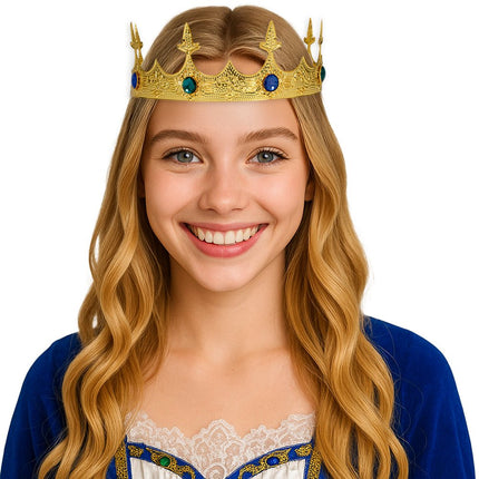 Medieval Gouden Metallic Kroon van Fiestas Guirca koop je bij Partywinkel