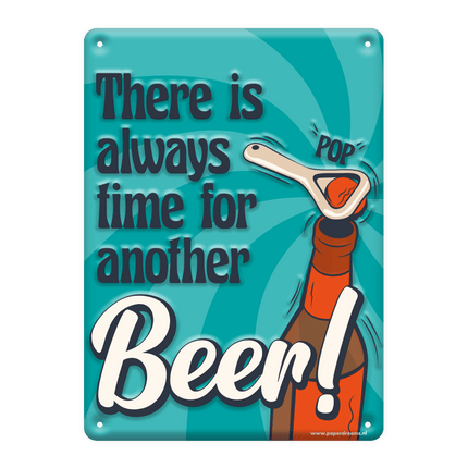 Metalen Bord There Is Always Time van Paper Dreams koop je bij Partywinkel