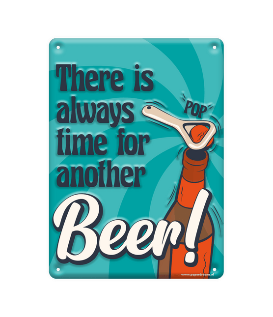 Metalen Bord There Is Always Time van Paper Dreams koop je bij Partywinkel