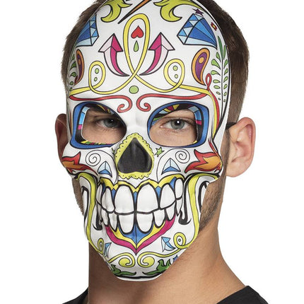 Mexicaans Masker Mr Day Of The Dead van Boland koop je bij Partywinkel