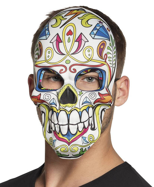 Mexicaans Masker Mr Day Of The Dead van Boland koop je bij Partywinkel