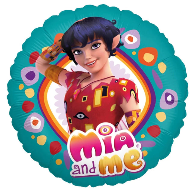 Mia And Me Helium Ballon Rond Leeg 45cm van VDV Benefit koop je bij Partywinkel