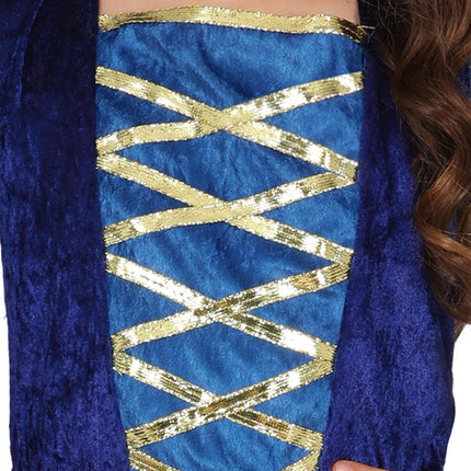 Midddeleeuwse Prinses Kostuum Blauw Meisje van Fiestas Guirca koop je bij Partywinkel