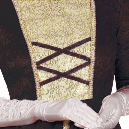 Middeleeuwen Jurk Bruin Dames van Fiestas Guirca koop je bij Partywinkel