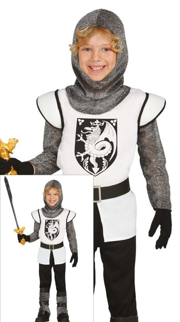 Middeleeuwse Ridder Kostuum Kind Zilver van Fiestas Guirca koop je bij Partywinkel