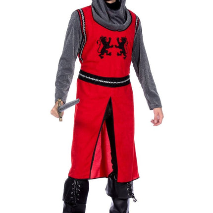 Ridder Kostuum Grijs Rood Heren 2 delig van Wilbers & Wilbers koop je bij Partywinkel