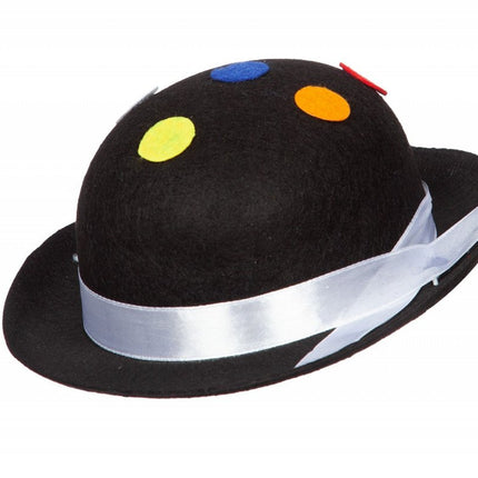 Zwarte Bolhoed Mini Noppen van Wilbers & Wilbers koop je bij Partywinkel