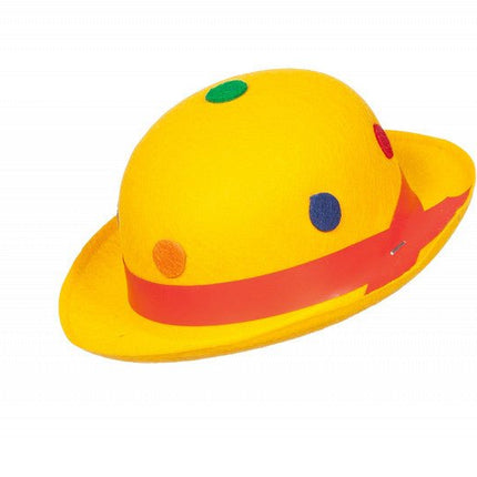Gele Bolhoed Mini Noppen van Wilbers & Wilbers koop je bij Partywinkel