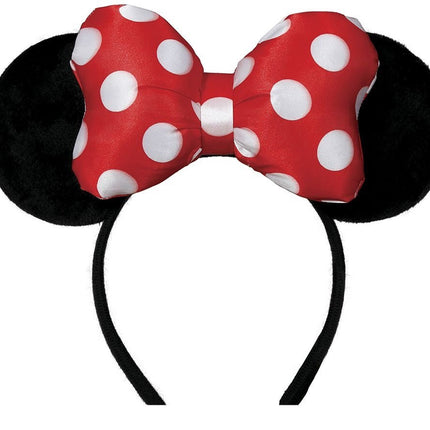 Minnie Mouse Haarband Wit Rood van Fiestas Guirca koop je bij Partywinkel