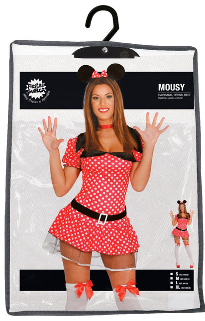 Minnie Mouse Kostuum Wit Rood Dames van Fiestas Guirca koop je bij Partywinkel