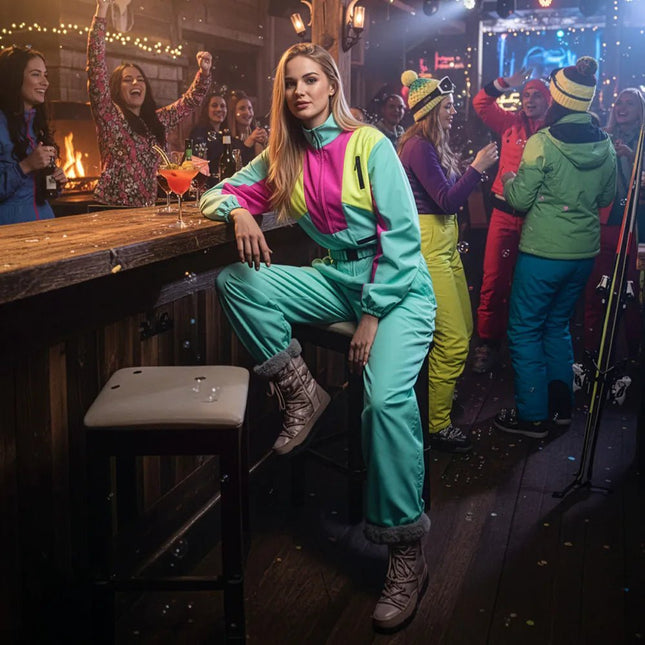 Mintgroen Skipak Dames Uv Blacklight van Boland koop je bij Partywinkel