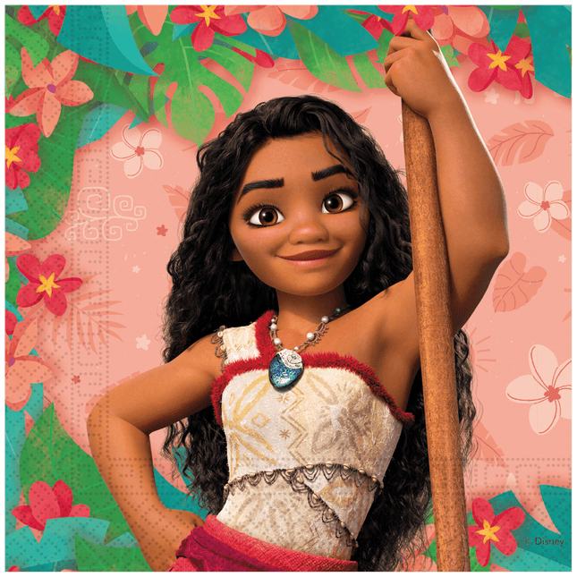 Moana Servetten 33cm 20st van Procos koop je bij Partywinkel