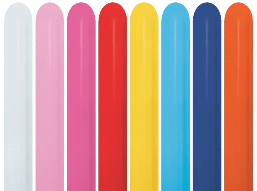 Modelleerballonnen Fashion Mix 7,6cm 152cm 50st van Sempertex koop je bij Partywinkel