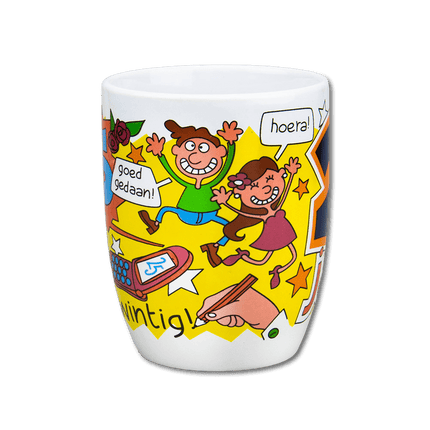 Mok 25 Jaar 12cm van Paper Dreams koop je bij Partywinkel