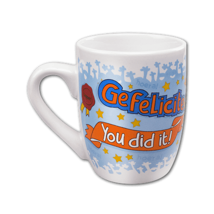 Mok Gefeliciteerd Topper 12cm van Paper Dreams koop je bij Partywinkel