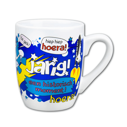 Mok Jarige 12cm van Paper Dreams koop je bij Partywinkel