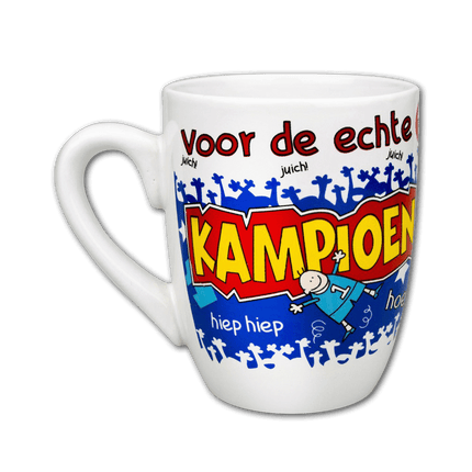 Mok Kampioen 12cm van Paper Dreams koop je bij Partywinkel
