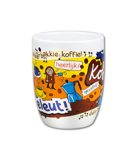 Mok Koffieleut 12cm van Paper Dreams koop je bij Partywinkel