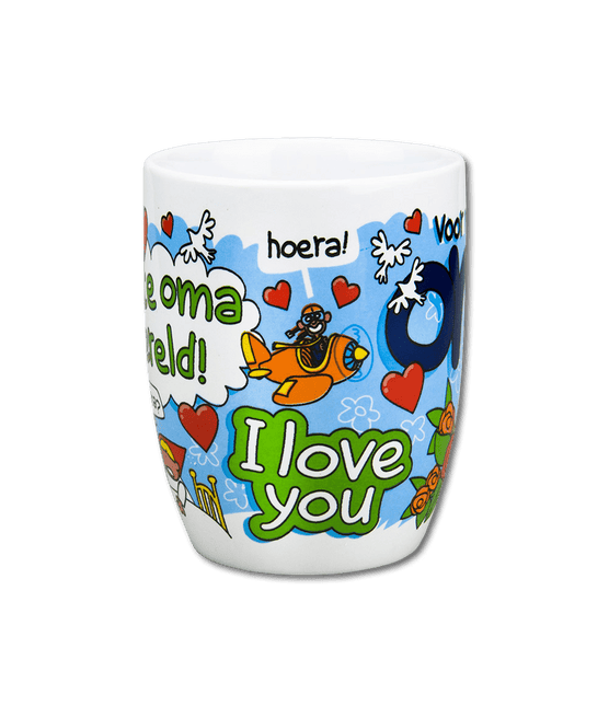 Mok Oma 12cm van Paper Dreams koop je bij Partywinkel