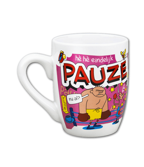 Mok Pauze 12cm van Paper Dreams koop je bij Partywinkel