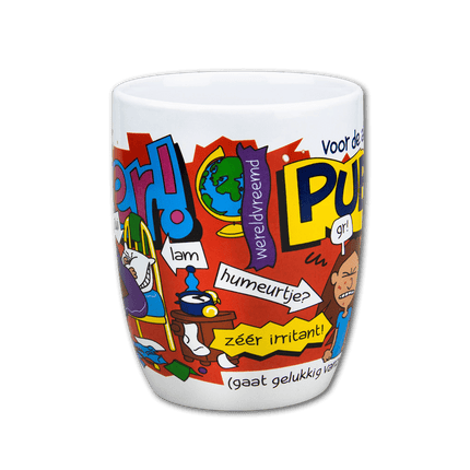 Mok Puber 12cm van Paper Dreams koop je bij Partywinkel