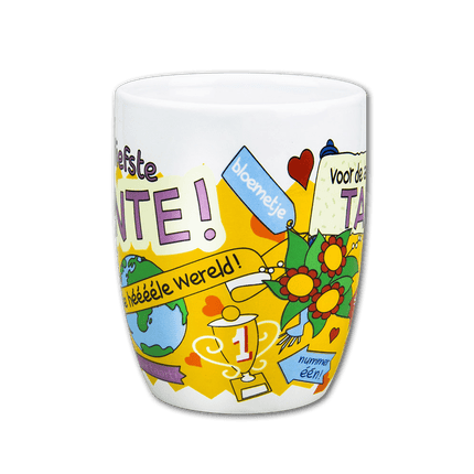 Mok Tante 12cm van Paper Dreams koop je bij Partywinkel