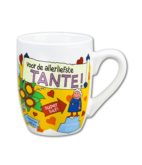 Mok Tante 12cm van Paper Dreams koop je bij Partywinkel