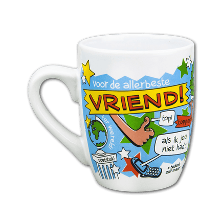 Mok Vriend 12cm van Paper Dreams koop je bij Partywinkel