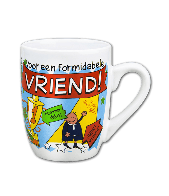 Mok Vriend 12cm van Paper Dreams koop je bij Partywinkel