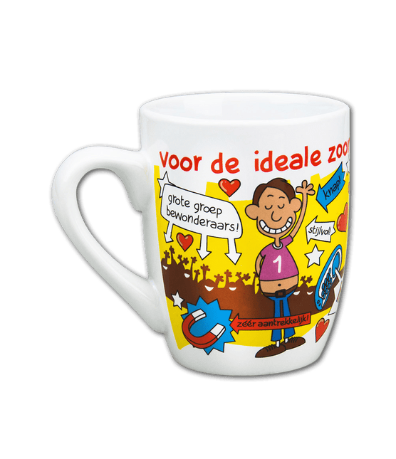 Mok Zoon 12cm van Paper Dreams koop je bij Partywinkel