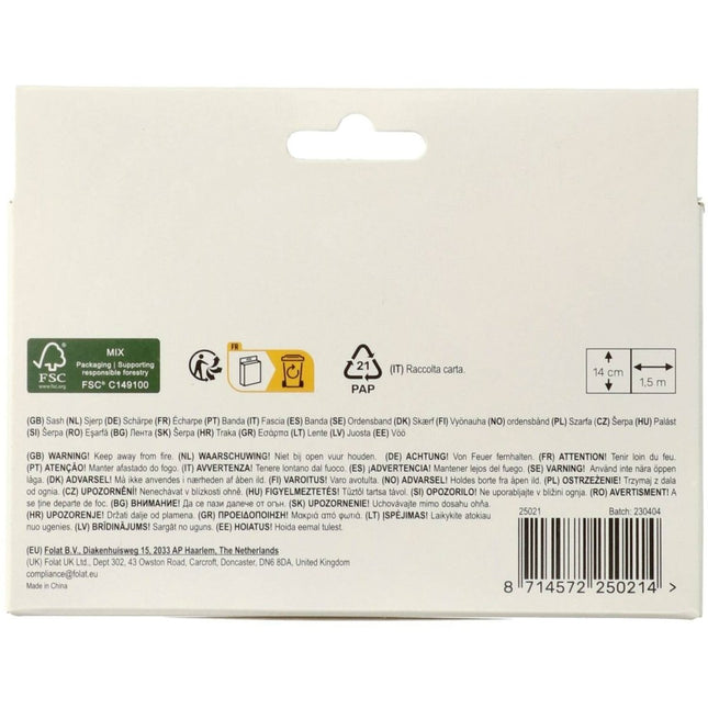 Mommy To Be Sjerp Beige 1,5m van Folat koop je bij Partywinkel