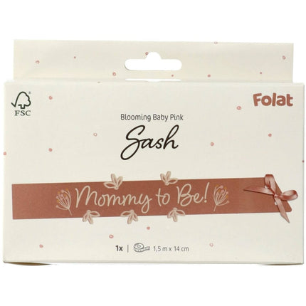 Mommy To Be Sjerp Roze 1,5m van Folat koop je bij Partywinkel