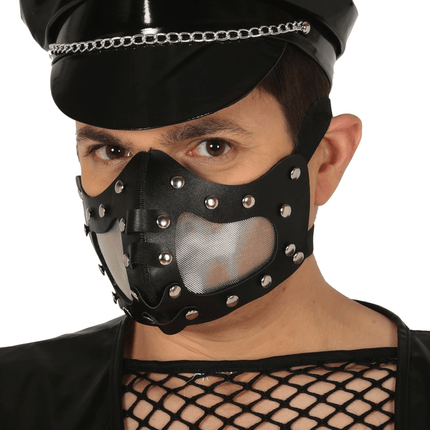 Mondkap Latex Zwart van Fiestas Guirca koop je bij Partywinkel