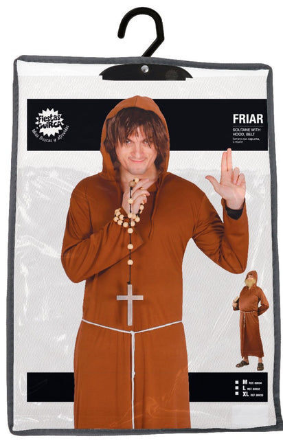 Monnik Kostuum Bruin L van Fiestas Guirca koop je bij Partywinkel