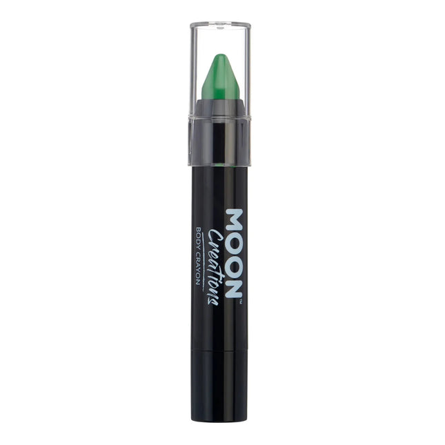Moon Creations Body Crayons Green 3.2g van Moon Creations koop je bij Partywinkel