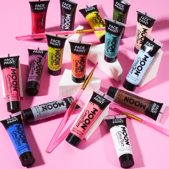 Moon Creations Face Paint Black 12ml van Moon Creations koop je bij Partywinkel
