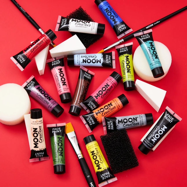 Moon Creations Face Paint Black 12ml van Moon Creations koop je bij Partywinkel