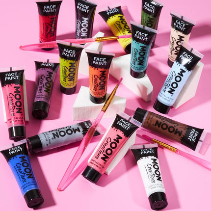 Moon Creations Face Paint Red 12ml van Moon Creations koop je bij Partywinkel