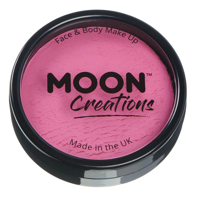 Moon Creations Pro Face Paint Cake Pots Bright Pink 36g van Moon Creations koop je bij Partywinkel