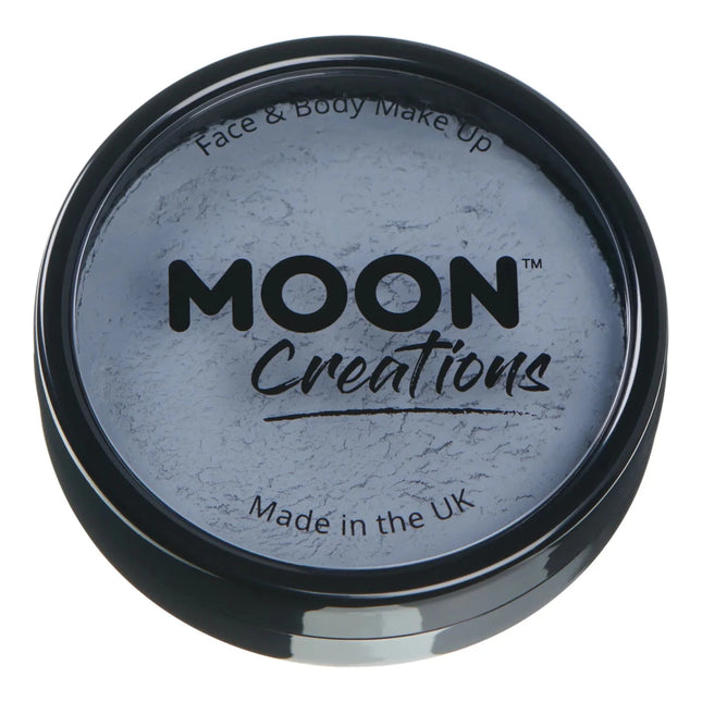 Moon Creations Pro Face Paint Cake Pots Dark Grey 36g van Moon Creations koop je bij Partywinkel
