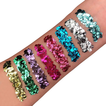 Moon Glitter Bio Chunky Glitter Blue 3g van Moon Creations koop je bij Partywinkel