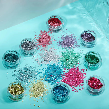 Moon Glitter Bio Chunky Glitter Silver 3g van Moon Creations koop je bij Partywinkel
