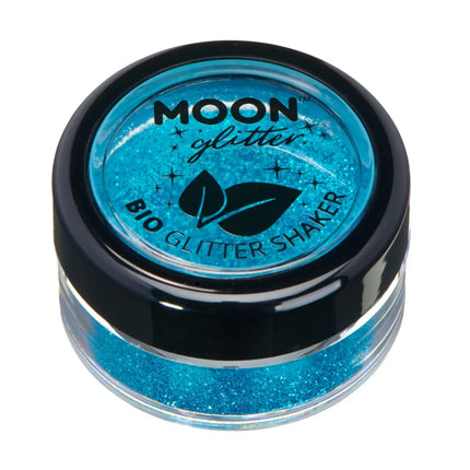 Moon Glitter Bio Glitter Shakers Blue 5g van Moon Creations koop je bij Partywinkel