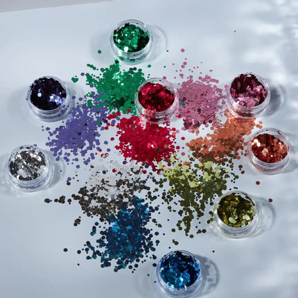 Moon Glitter Classic Chunky Glitter Silver 3g van Moon Creations koop je bij Partywinkel