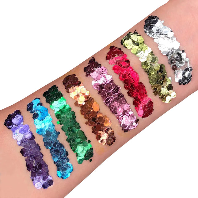 Moon Glitter Classic Chunky Glitter Silver 3g van Moon Creations koop je bij Partywinkel