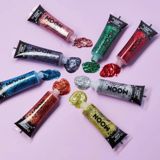 Moon Glitter Classic Fine Glitter Gel Pink 12ml van Moon Creations koop je bij Partywinkel