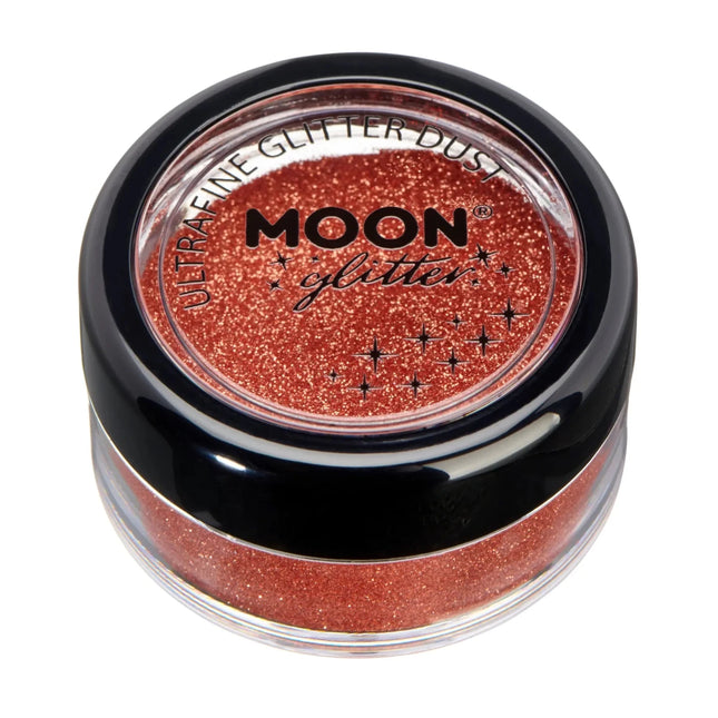 Moon Glitter Classic Ultrafine Glitter Dust Copper Bronze 5g van Moon Creations koop je bij Partywinkel