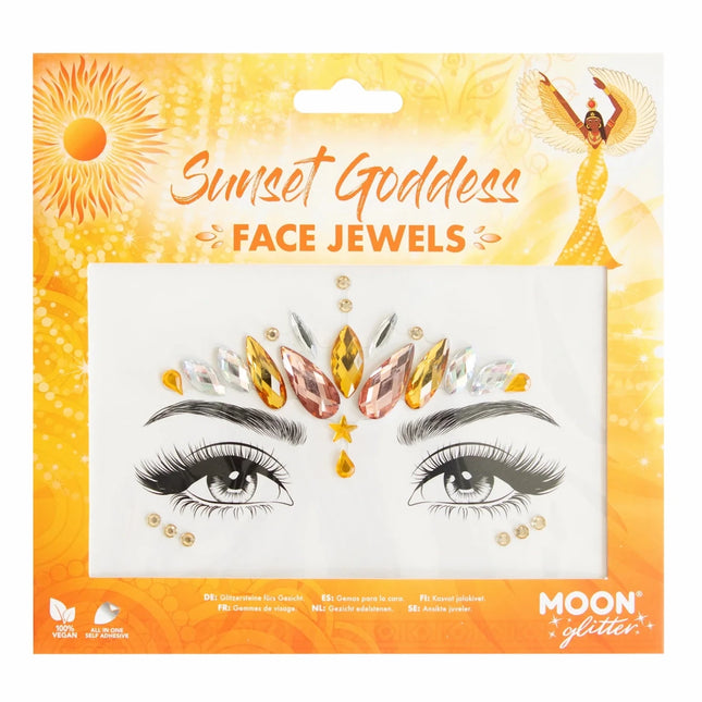 Moon Glitter Face Jewels Sunset Goddess van Moon Creations koop je bij Partywinkel