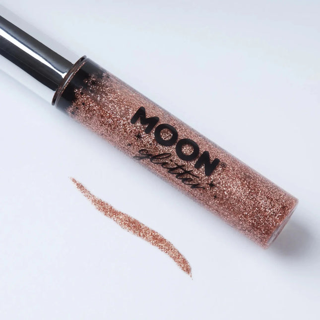 Moon Glitter Glitter Eye Liner Rose Gold 10ml van Moon Creations koop je bij Partywinkel
