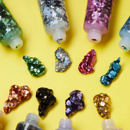 Moon Glitter Holographic Chunky Glitter Gel Pink 12ml van Moon Creations koop je bij Partywinkel
